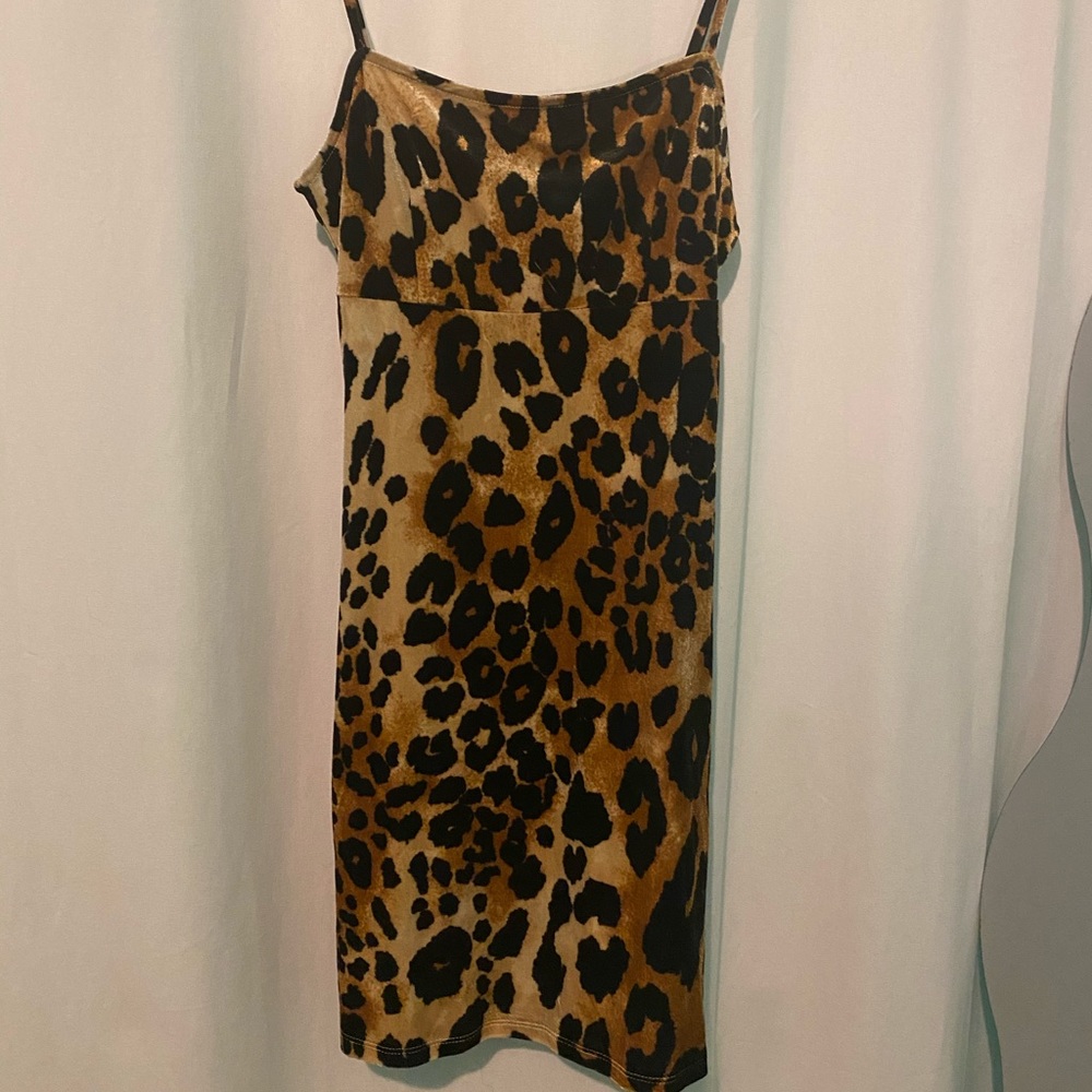 Animal print dress
